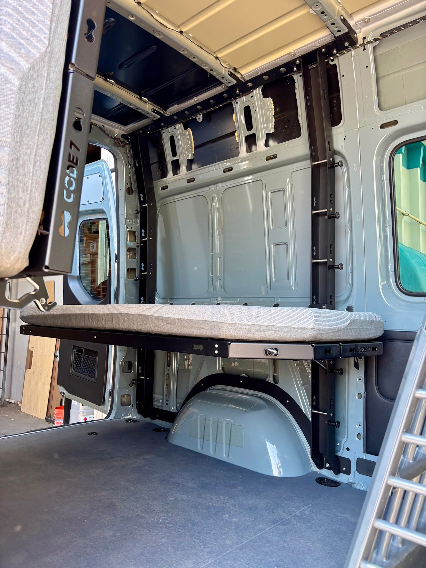 Code 7 Adjustable Bed System — Mercedes Sprinter (2019+ High Roof)