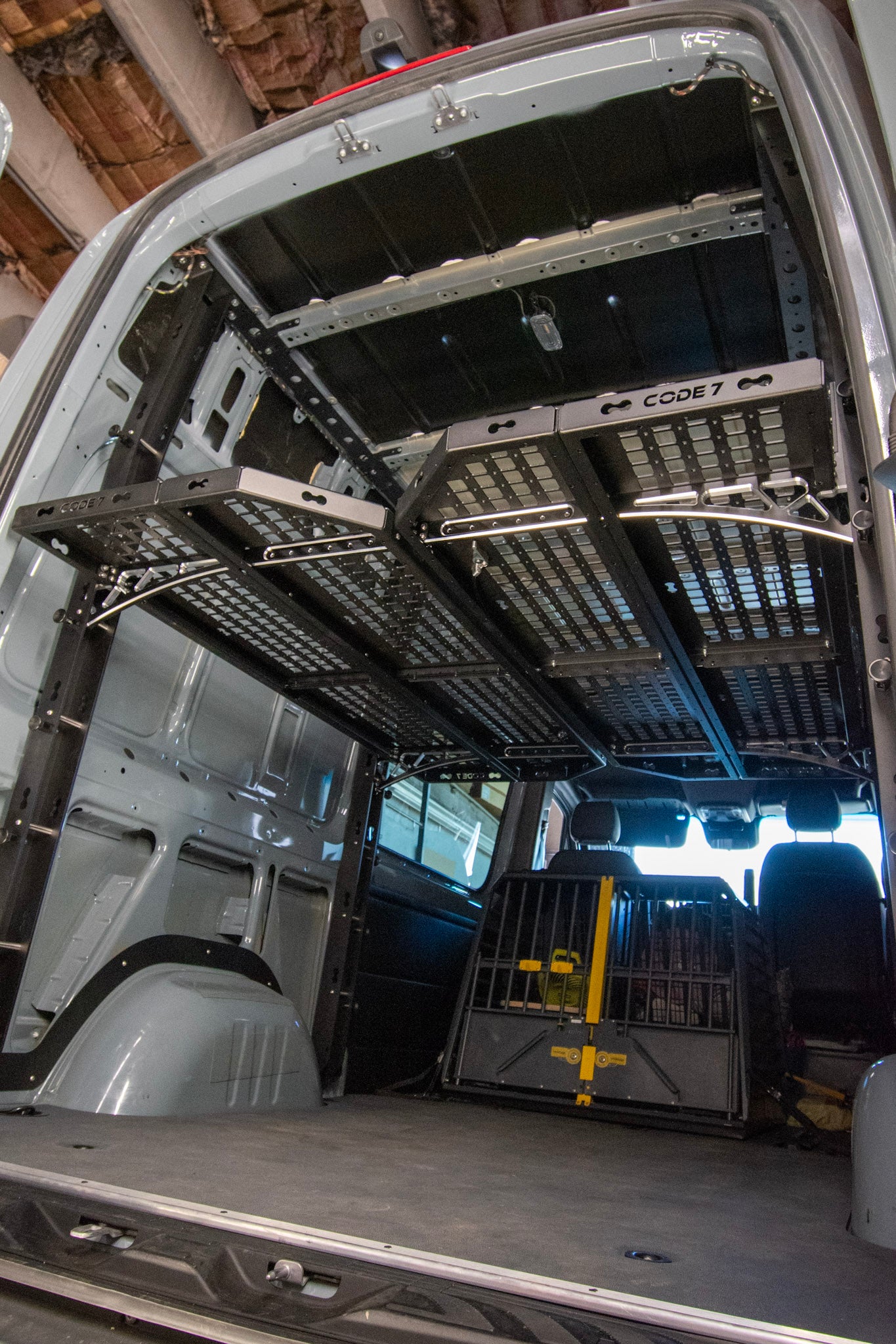 Code 7 Adjustable Bed System — Mercedes Sprinter (2019+ High Roof)