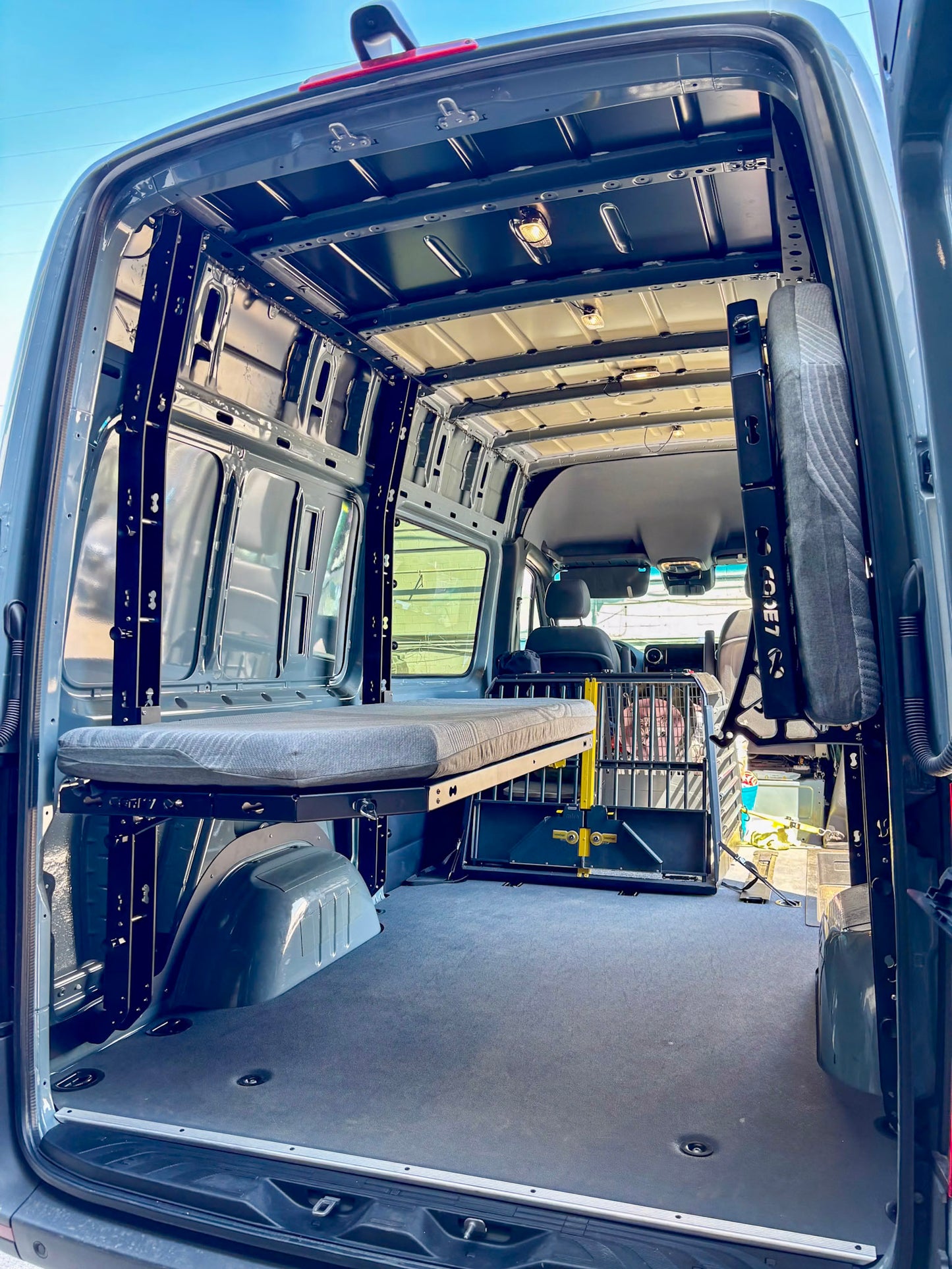 Code 7 Adjustable Bed System — Mercedes Sprinter (2019+ High Roof)