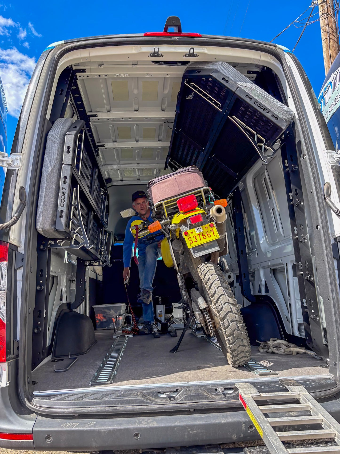 Code 7 Adjustable Bed System — Mercedes Sprinter (2019+ High Roof)