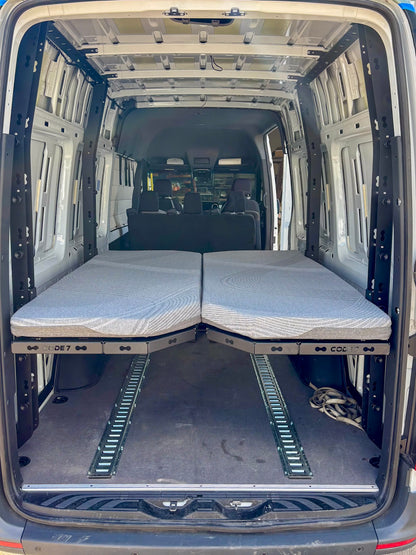 Code 7 Adjustable Bed System — Mercedes Sprinter (2019+ High Roof)