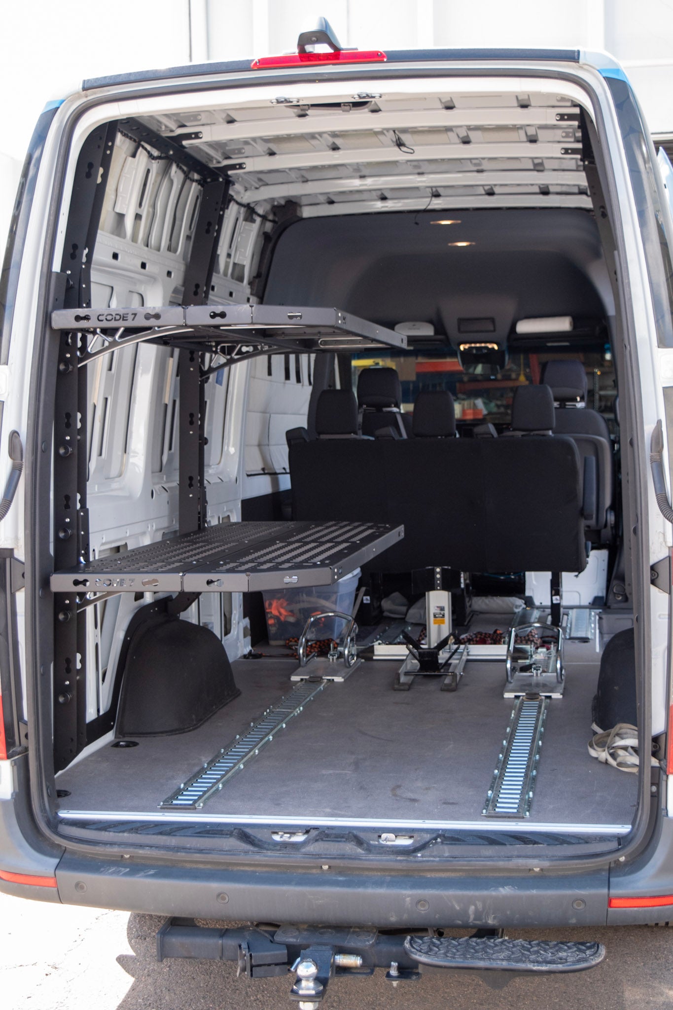 Code 7 Adjustable Bed System — Mercedes Sprinter (2019+ High Roof)
