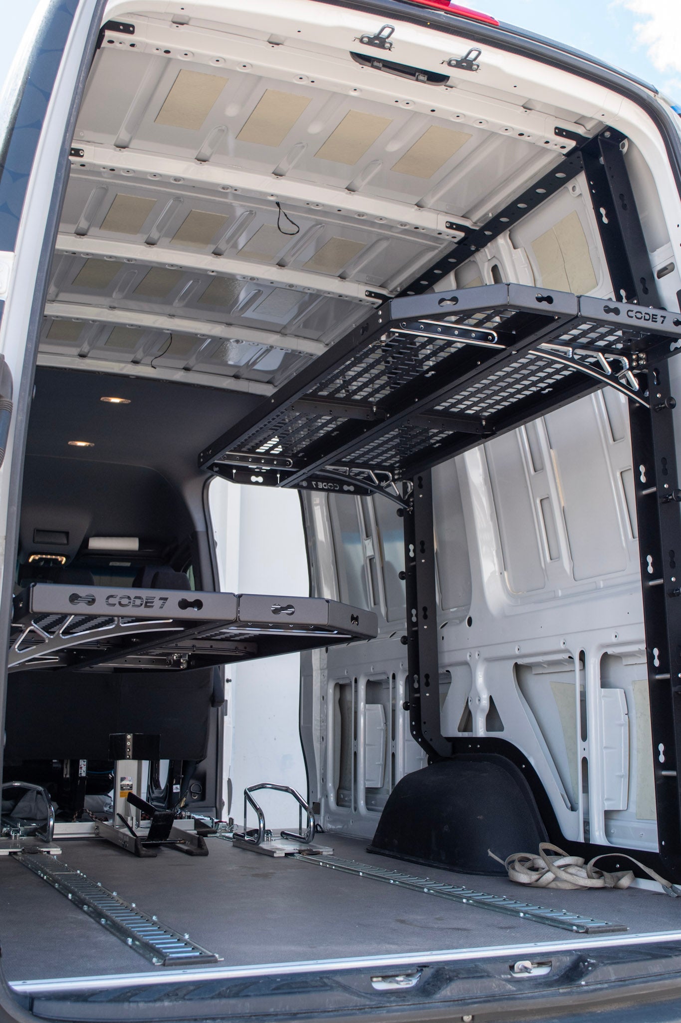 Code 7 Adjustable Bed System — Mercedes Sprinter (2019+ High Roof)